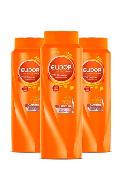Elidor 500 ml X3 Shampoo Repairing and Structuring Care