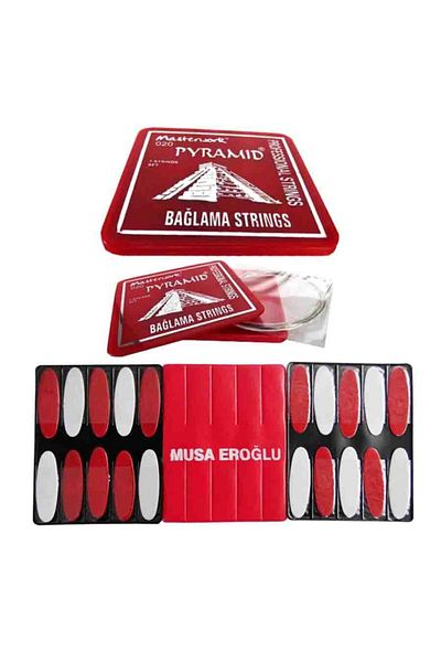 SEPETİM YOLDA 1 Piece Masterwork Long Handle Pramid Tie Wire 0,20 - Moses Eroğlu 10-Piece Tezene Case