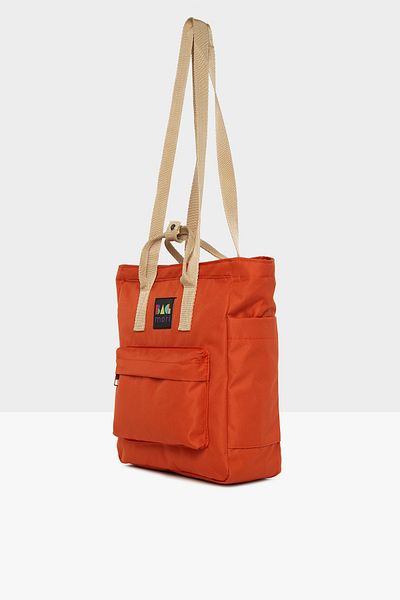 Bagmori Women's Tile Zipper Column Strap Backpack M000005467