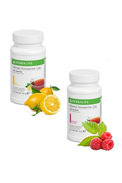 Herbalife Bitkisel Konsantre Çay 2set 50 G Limon + Ahududu