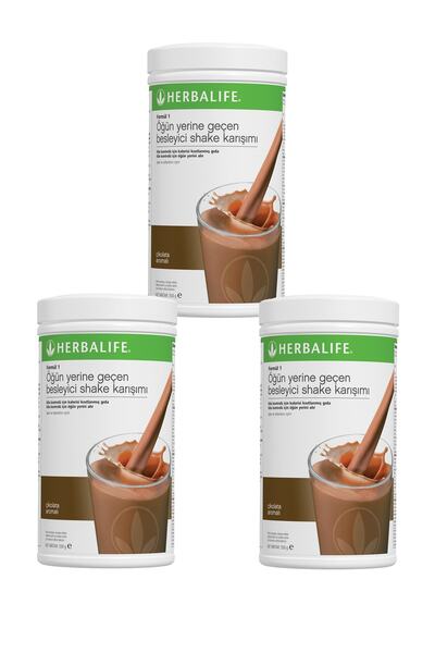 Herbalife Shake Kampanyalı 3'lü Paket - Çikolata Aromalı 1650gr