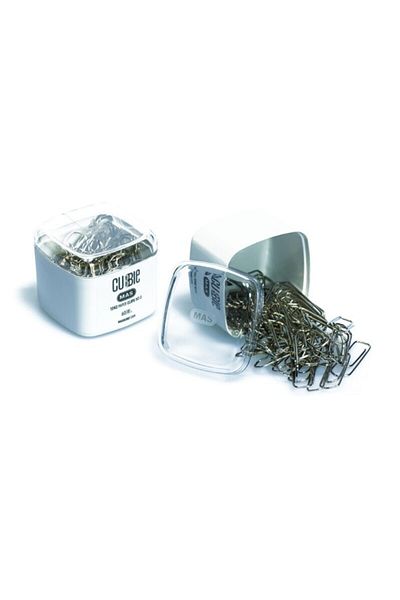 Mas 1242 Paper Clip (paperclip) Nickel Cubbie No:3 (8 Boxes)