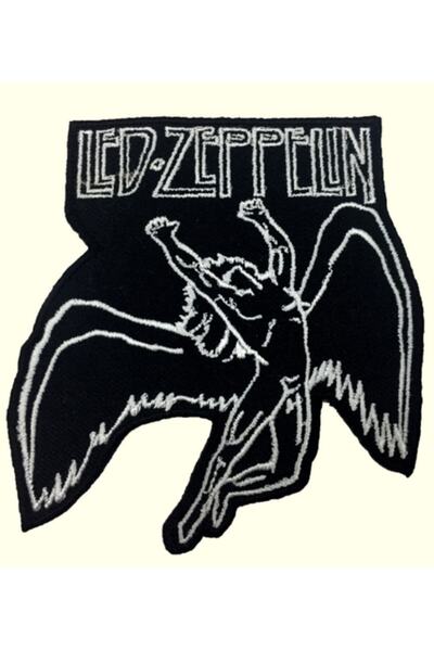 X-SHOP Led Zeppelın Rock Metal Patches Arma Peç Kot Yaması