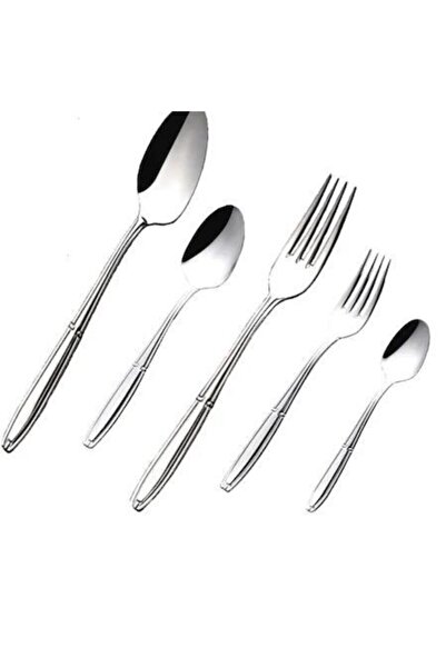 Nehir Buket Spoon and Fork Set - 36 Pcs. Spoon Forkware Set for 6 Persons
