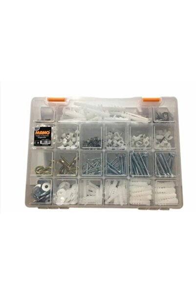 MANO Organizer Ev Tamir Bakım Seti Vida Dübel 540 Parça