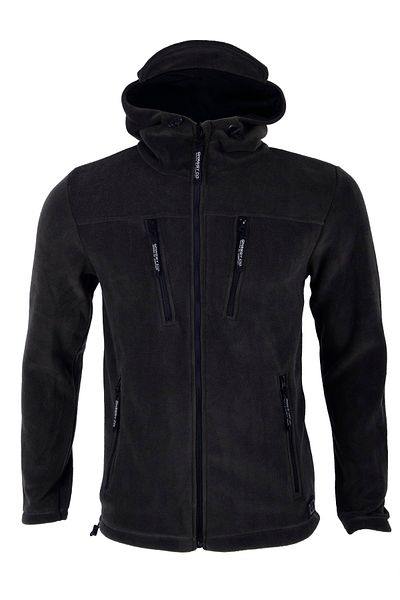 GHASSY CO. Tactical Army Men's Khaki Fleece Hooded Jacket