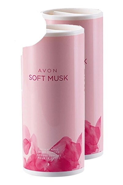 AVON Soft Musk Kadın Vücut Pudrası 40 Gr 2li Set