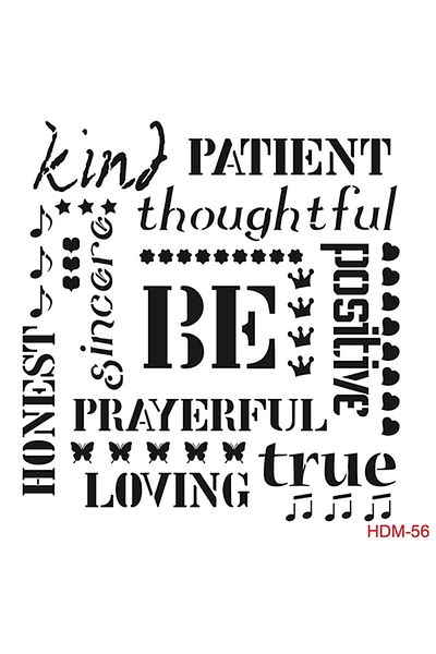 Cadence Hdm56 Home Decor Midi Stencil (25x25)