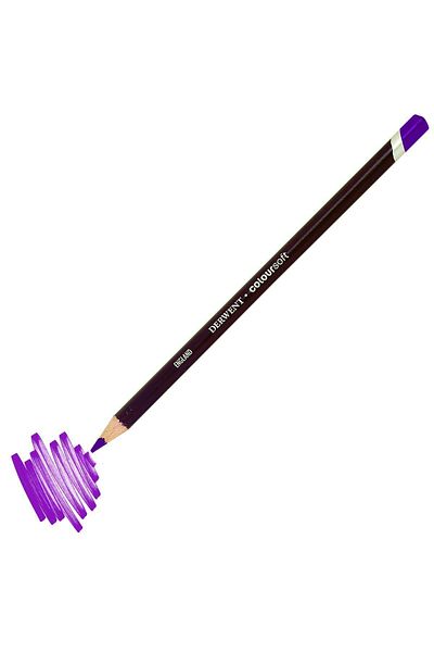 Derwent C140 Deep Fuchsia Coloursoft Dry Crayons