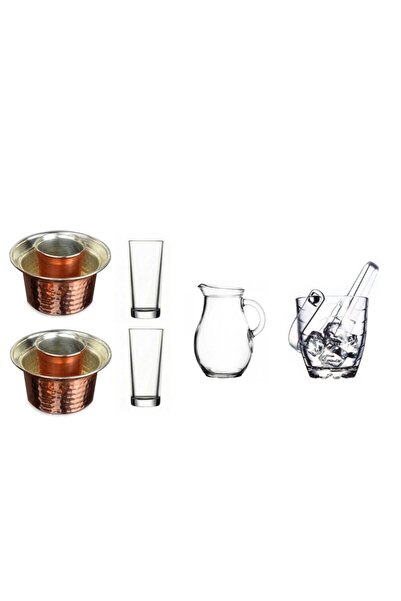 Paşabahçe Elze Store 7 Parça Ehlikeyf Rakı Buz Kovası Set