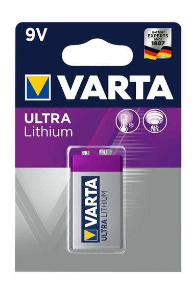 Varta Ultra Lithium 9v Kare Pil