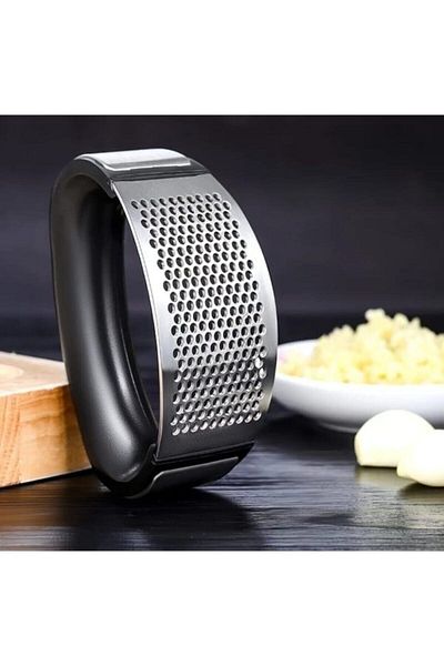 Mercan Practical Stainless Steel Garlic Crusher - Masher