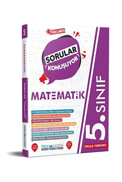 Pruva Akademi Pruva 5.Sınıf Matematik Sorular Konuşuyor