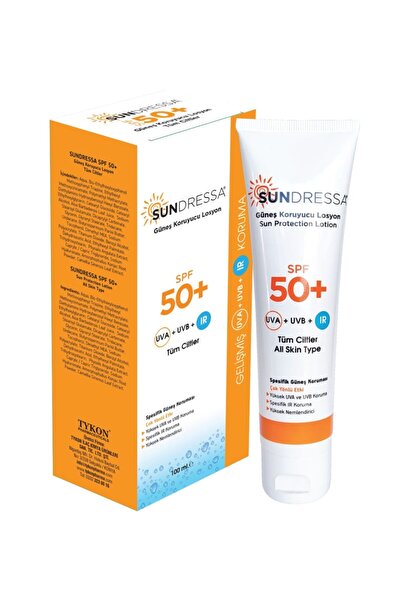 Sundressa لوشن واقي من الشمس SPF 50+ لجميع أنواع البشرة 100 مل