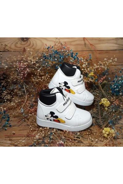 Efolle Unisex Παιδικές Μπότες Mickey White