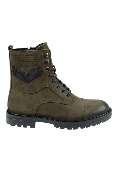 Hammer Jack Ανδρικές μπότες από γνήσιο δέρμα - 102 17640-m Khaki Nubuck