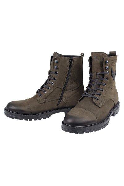 Hammer Jack Hakiki Deri Erkek Bot 102 17640-m Haki Nubuk