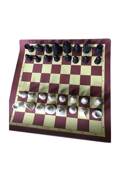 ESER Xx-35 1257 Professional Cloth Boxed Chess Set with Hanger
