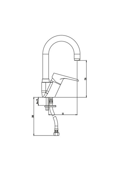 NSK Vısıa Plus Series Mix Sink Faucet - Swan N4013402