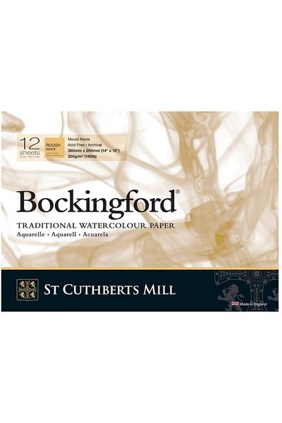 Canson Sommeow Bockingford Rough Watercolor Block 26 X 36 cm 300 Gr 12 Sheets