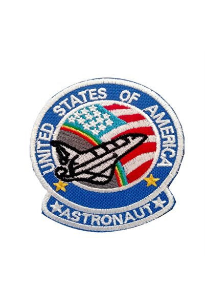 X-SHOP Usa Astronaut Astronot Patches Arma Peç Kot Yaması