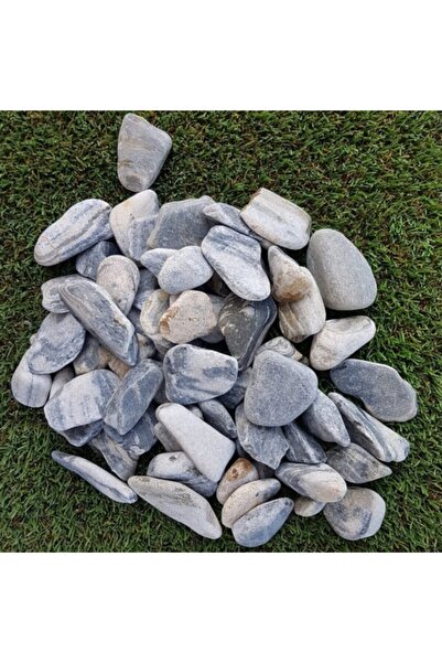 Doğalsan Tarım Dolomit Taş Siyah Beyaz 15 Kg 2-4 Cm Dere Taşı Çakıl Taşı Bahç...