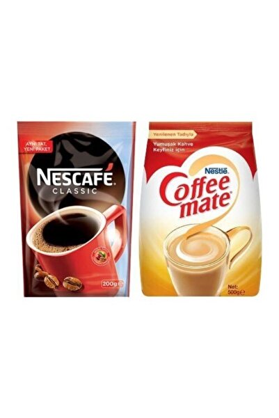Nescafe Classic 200 gr Nestle Coffe Mate 500 gr