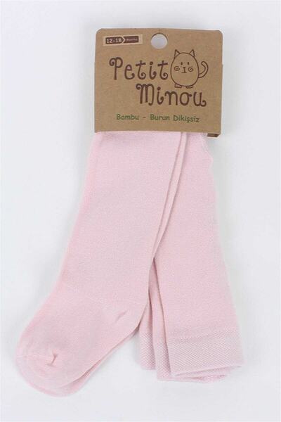 Step جوارب طويلة من الخيزران الوردي