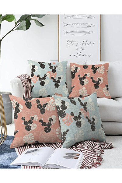 Realhomes 4-dijelni Dvostrano boja listova na podu Sa deznom moderni rašel Pl...