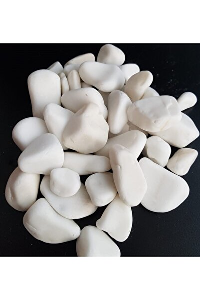 Doğalsan Tarım Beyaz Taş 25 Kg 2-4 Cm Beyaz Dolomit Taş Dere Taşı Çakıl Taşı ...