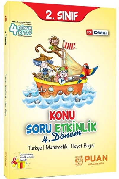 Puan Yayınları Puan 2. Sınıf 4. Dönem Konu Soru Etkinlik Kitabı
