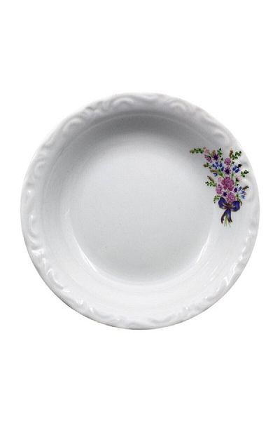 Porland 16 Cm Porcelain Bouquet - Pit Dinner Plate Set of 6