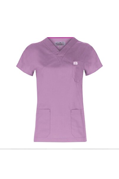 monotıp Cerrahi Forma | Yarasa Kol Takım | Unisex | Gül Kurusu