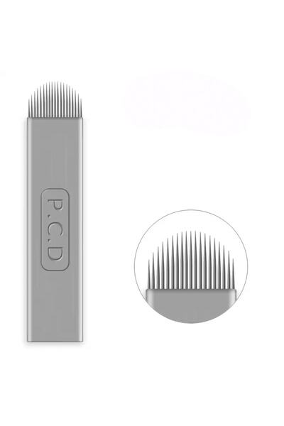 19 U Pin Microblading Iğnesi 19 Numara Iğne 0.25mm Gümüş Blades 10 Adet
