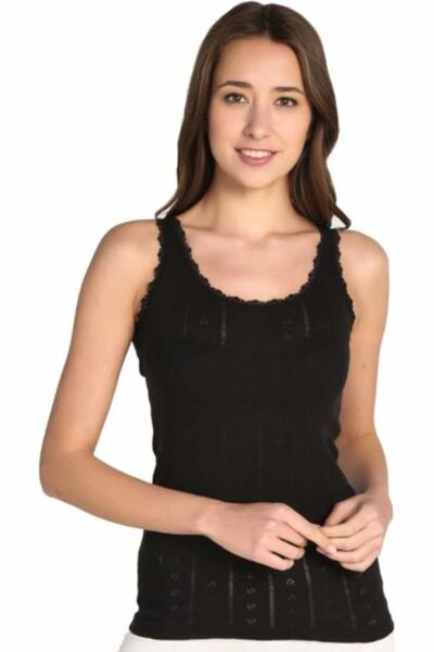 Berrak Чорна жіноча майка