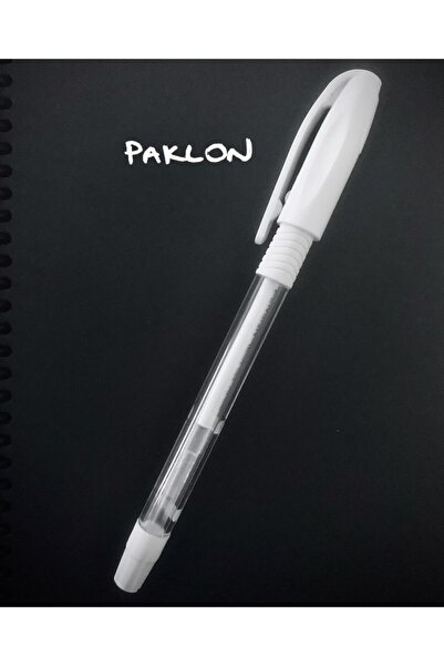 PAKLON 21X14Cm Black Leaf Notebook - I Love the Crowd and White Gel Pen Gift
