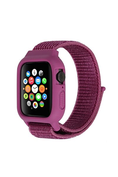 Ally Mobile Ally Apple Watch 6-se-5-4 44mm - 3-2-1 42mm Kayış Kordon Kılıf Si...