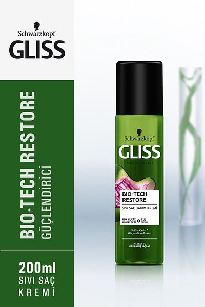 Gliss Schwarzkopf Gliss Bio-Tech Sivi Conditioner 200 Ml
