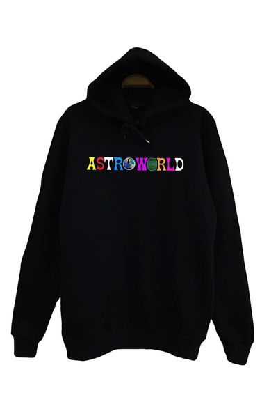 fame-stoned Детски суитшърт с щампа на Travis Scott Astroworld