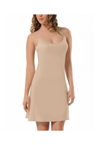 NBB Kadın Ten Ince Askılı Kombinezon Yeni Sezon