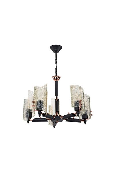 Gloria Silvia 5-Piece Honey Glass Chandelier
