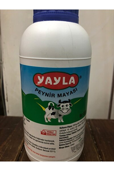Yayla Peynir Mayası 450 gr. Helal Belgeli
