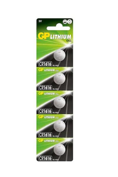 GP 3v Lityum Düğme Pil Cr1616-c5 5 Li Paket