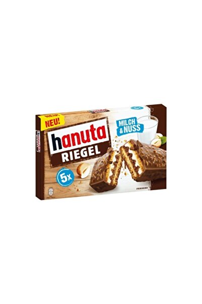 Hanuta Riegel Milch & Nuss 5 Riegel Çikolata 34.5 gr