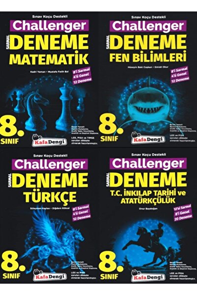 Kafa Dengi Yayınları Kafa Dengi 8.sınıf Challanger Deneme Seti Türkçe Matemat...