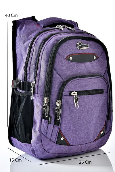 Relaxion Unisex Daily Backpack - Purple 2225