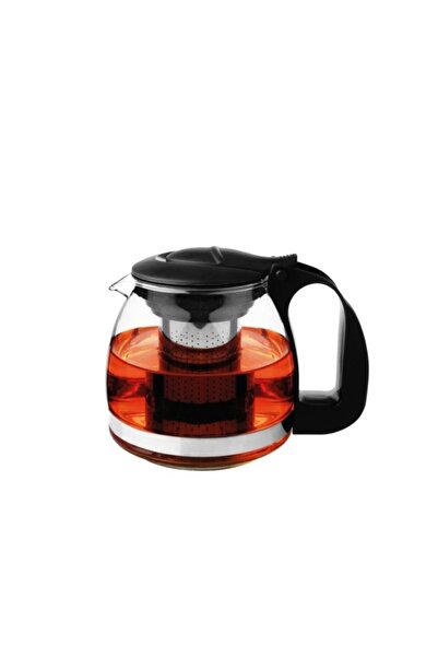 Hanedanev Luca Glass Teapot with Strainer Tea Pot 700 ml 0.70 Liter Dem-700