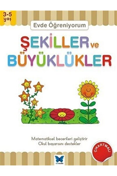 Mavi Kelebek Yayınları Learning at Home - Shapes and Sizes