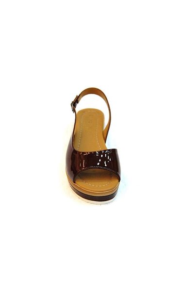 Geppetto Patent Leather Wedge Heel New Season Sandals