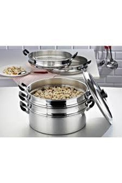 Alkoy Emrtech Aliminyum Özbek Mantı Tencere 30 Cm Boy